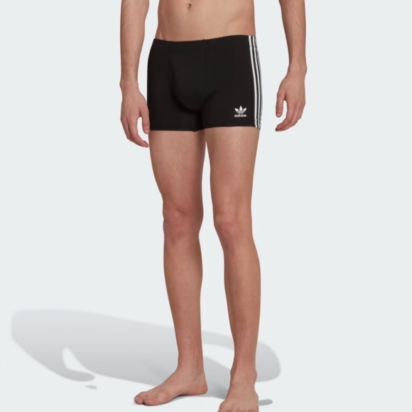 Adidas Men's 3 Pack Trunk Active Flex Cotton 3 Stripes Black Size Large - Picture 6 of 15